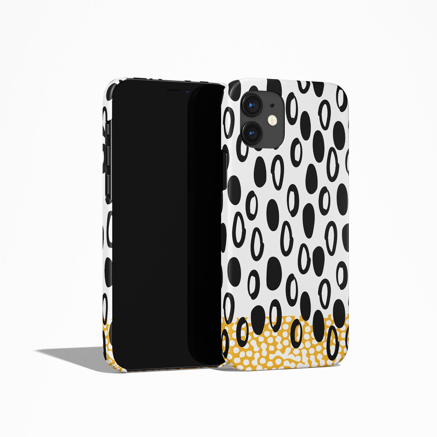 Mid Century Modern Ink Pattern iPhone Case - HypeSheriff