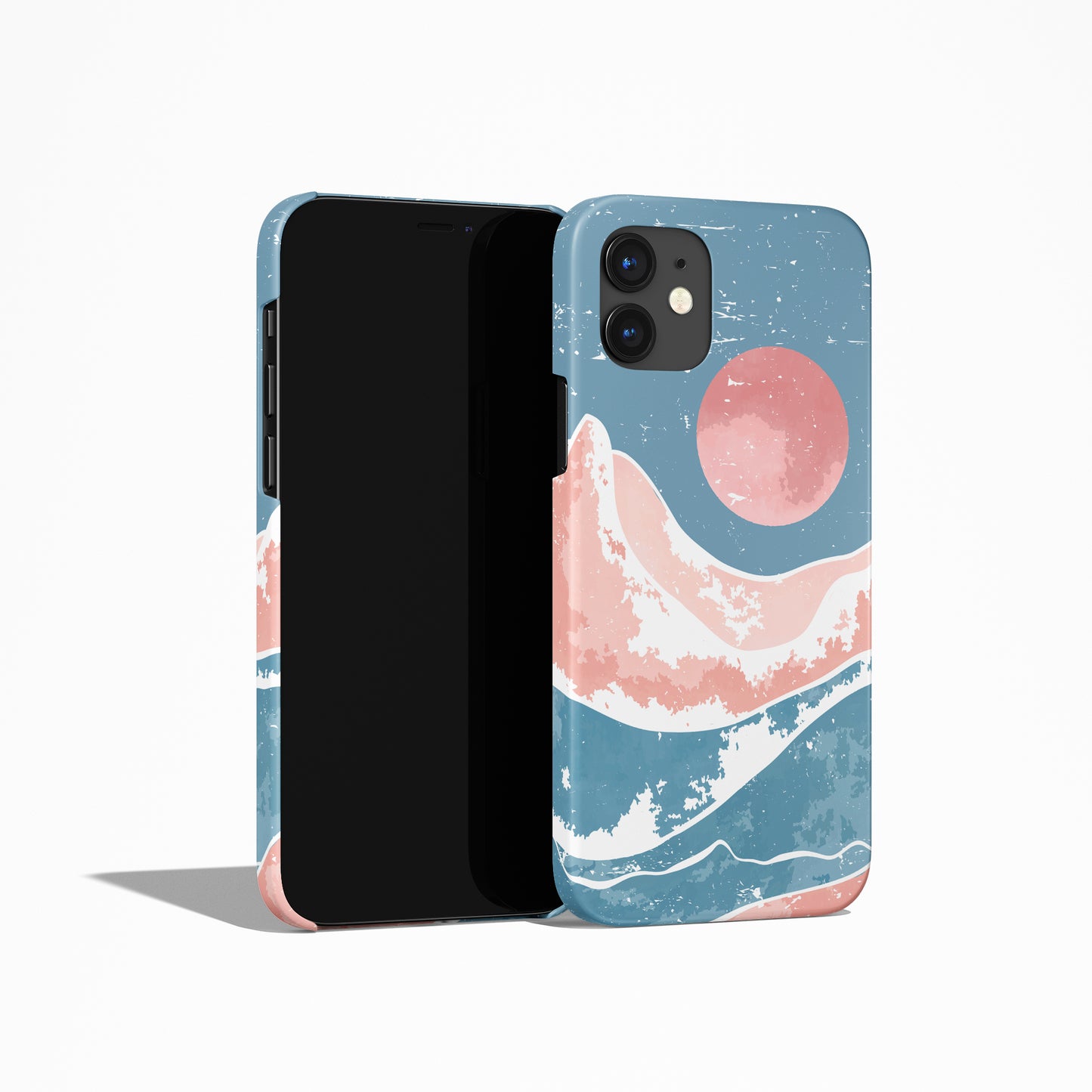 Pastel Mountain National Park Sunset iPhone Case - HypeSheriff