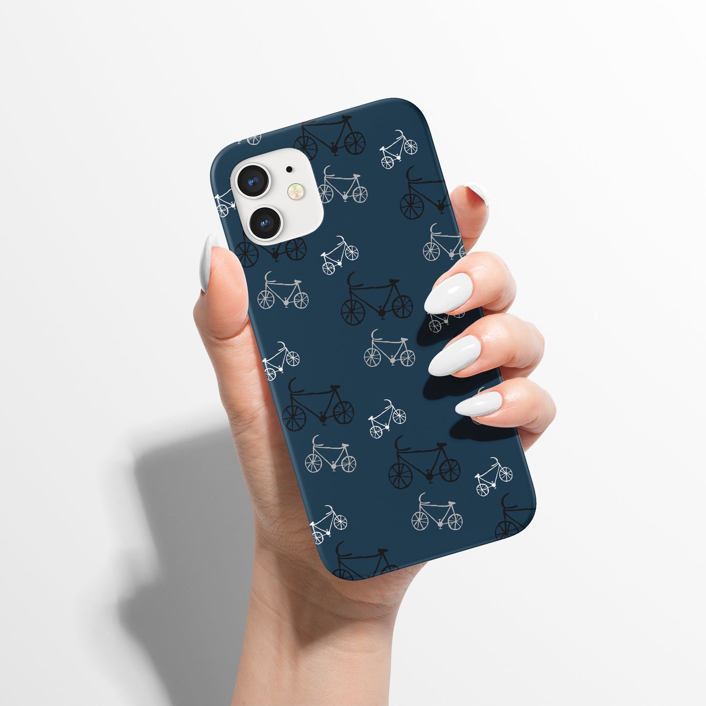 Dark Blue Bicycle iPhone Case - HypeSheriff