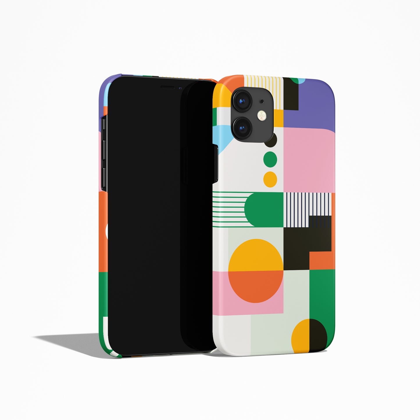 Colorful Bauhaus Geometric iPhone Case - HypeSheriff