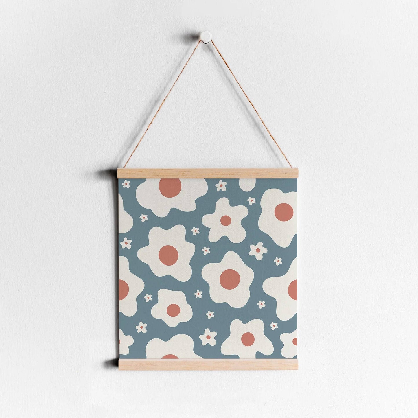 Cute Egg Daisies Print - HypeSheriff