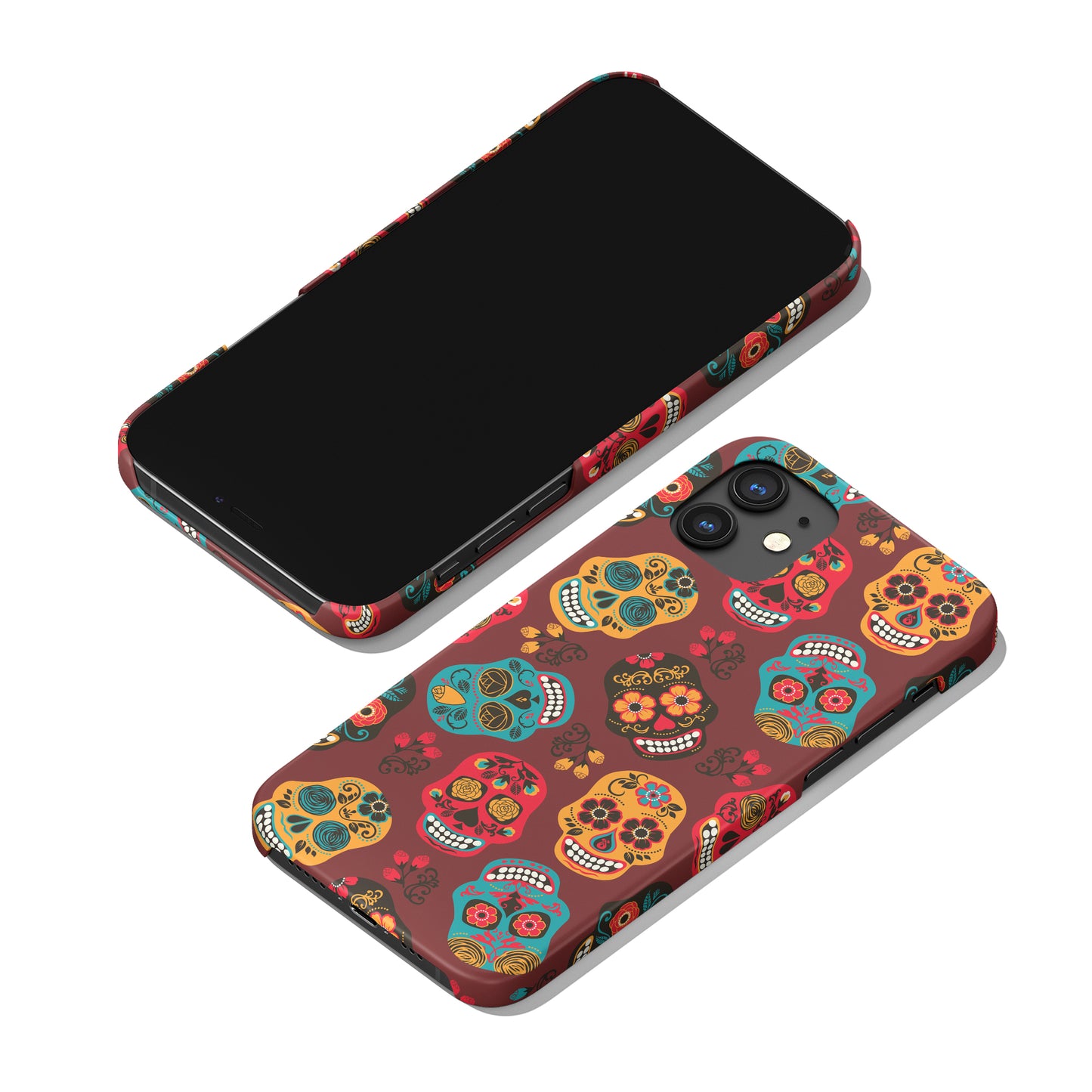 Skulls Mexico Día de Muertos Pattern iPhone Case - HypeSheriff