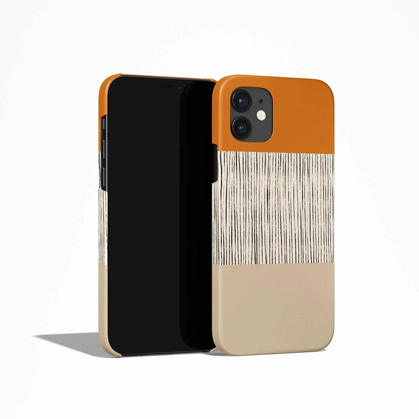 Beige Minimalist Art iPhone Case - HypeSheriff