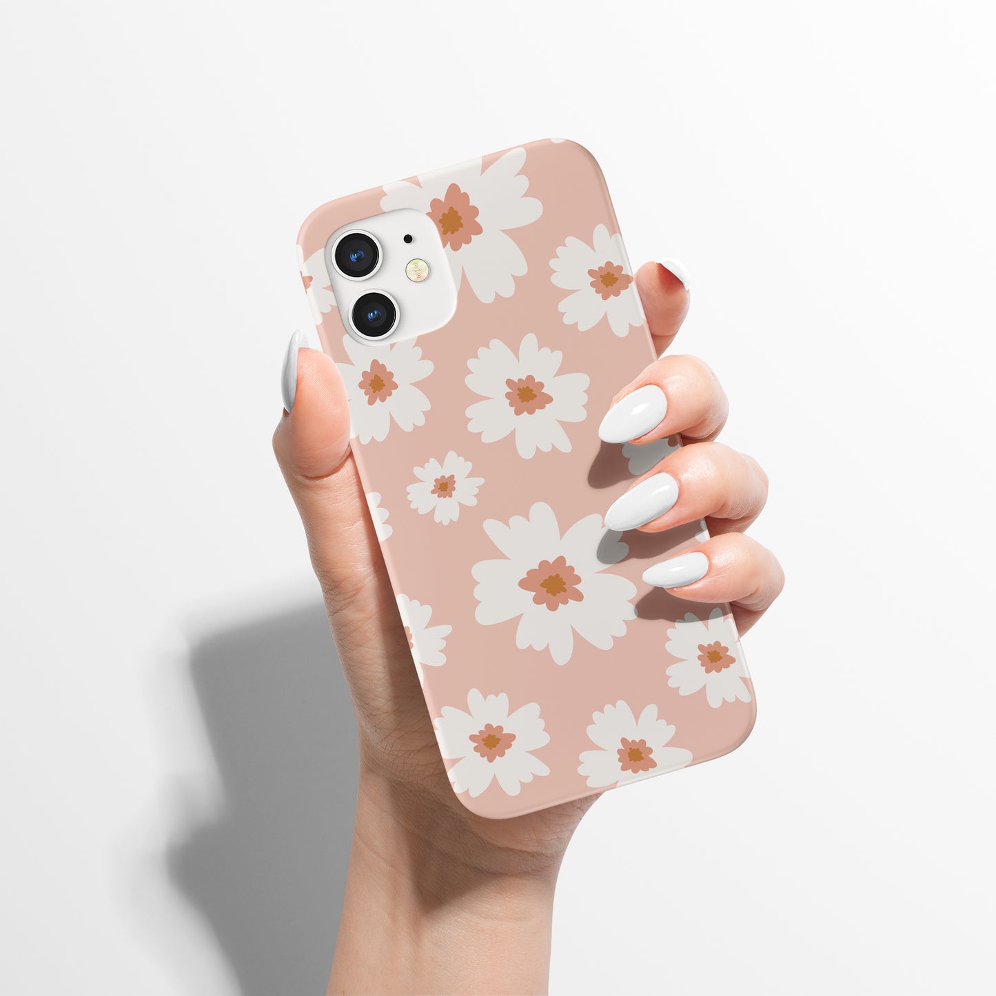 Eclectic Pink Daisies iPhone Case - HypeSheriff