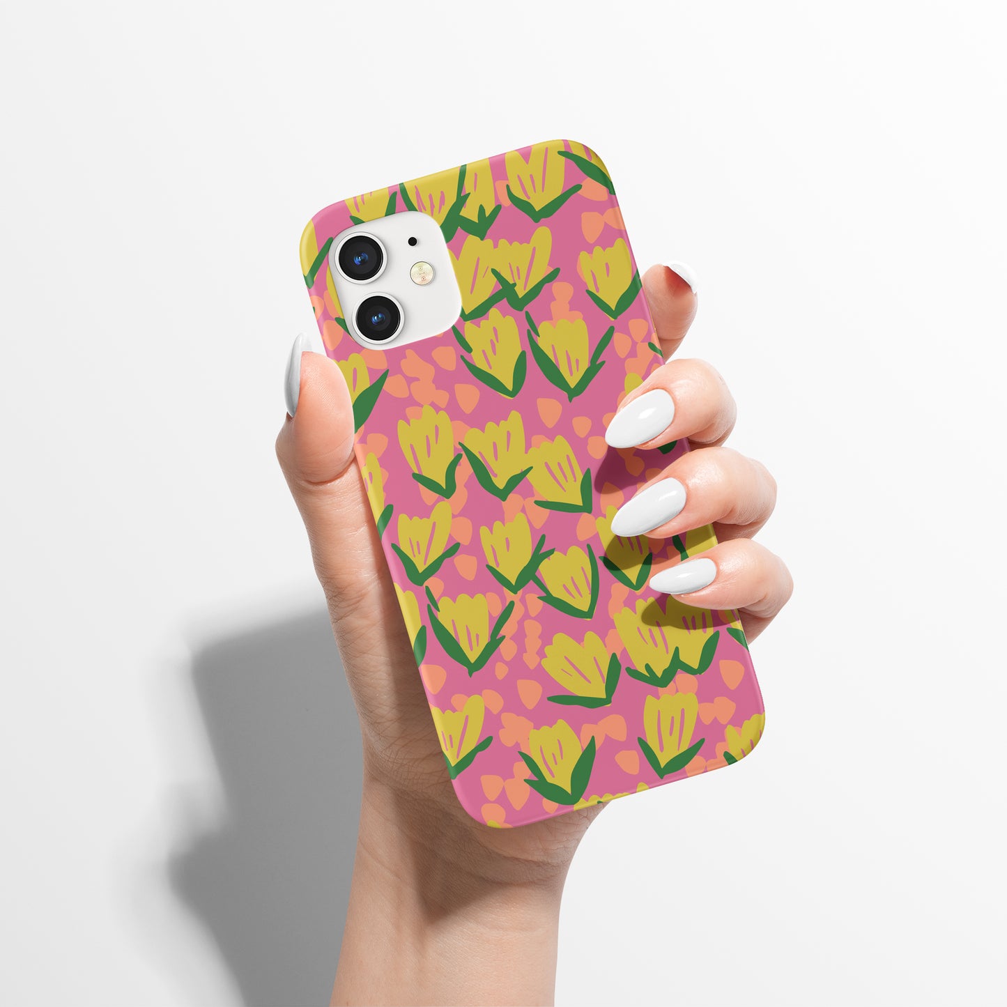 Pink Vintage Floral iPhone Case - HypeSheriff