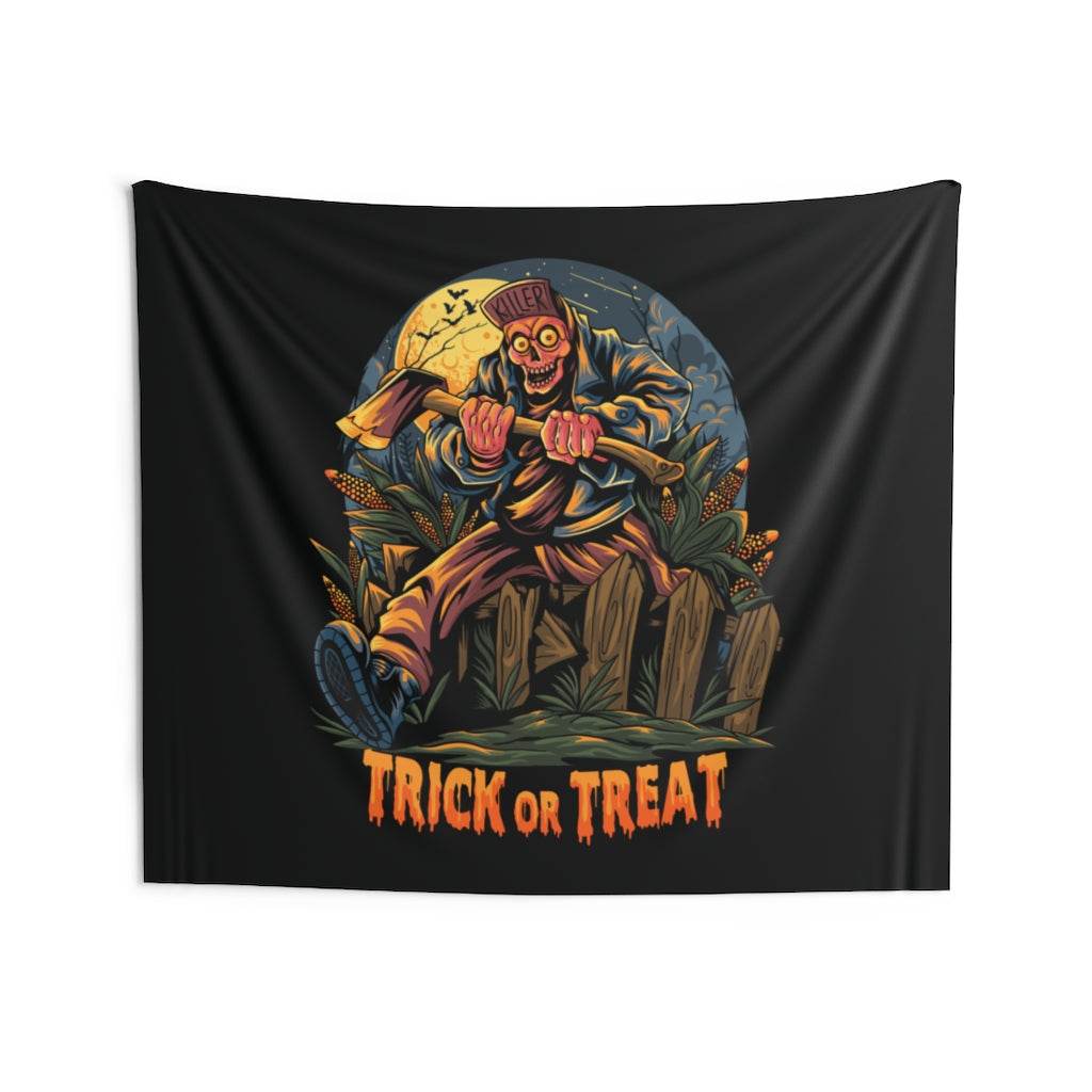 Trick or Treat Halloween Wall Tapestry - HypeSheriff