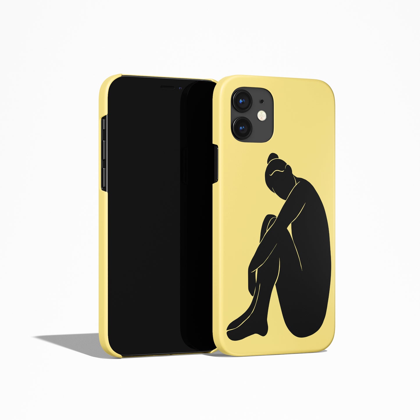 Sitting Woman iPhone Case - HypeSheriff