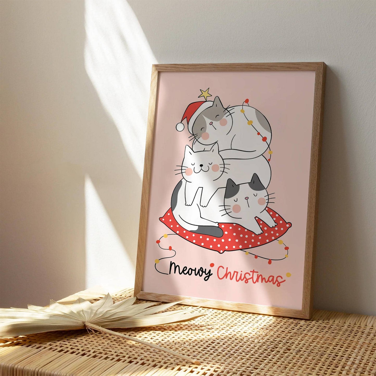 Meowy Christmas Poster - HypeSheriff