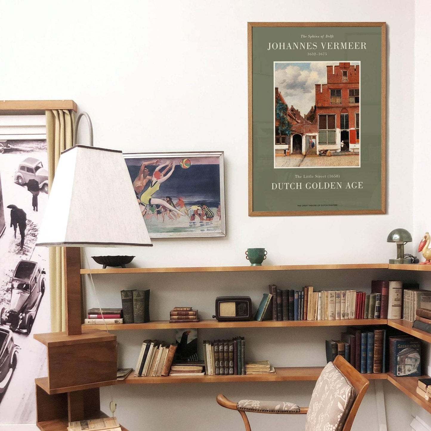 J. Vermeer, The Little Street Poster - HypeSheriff