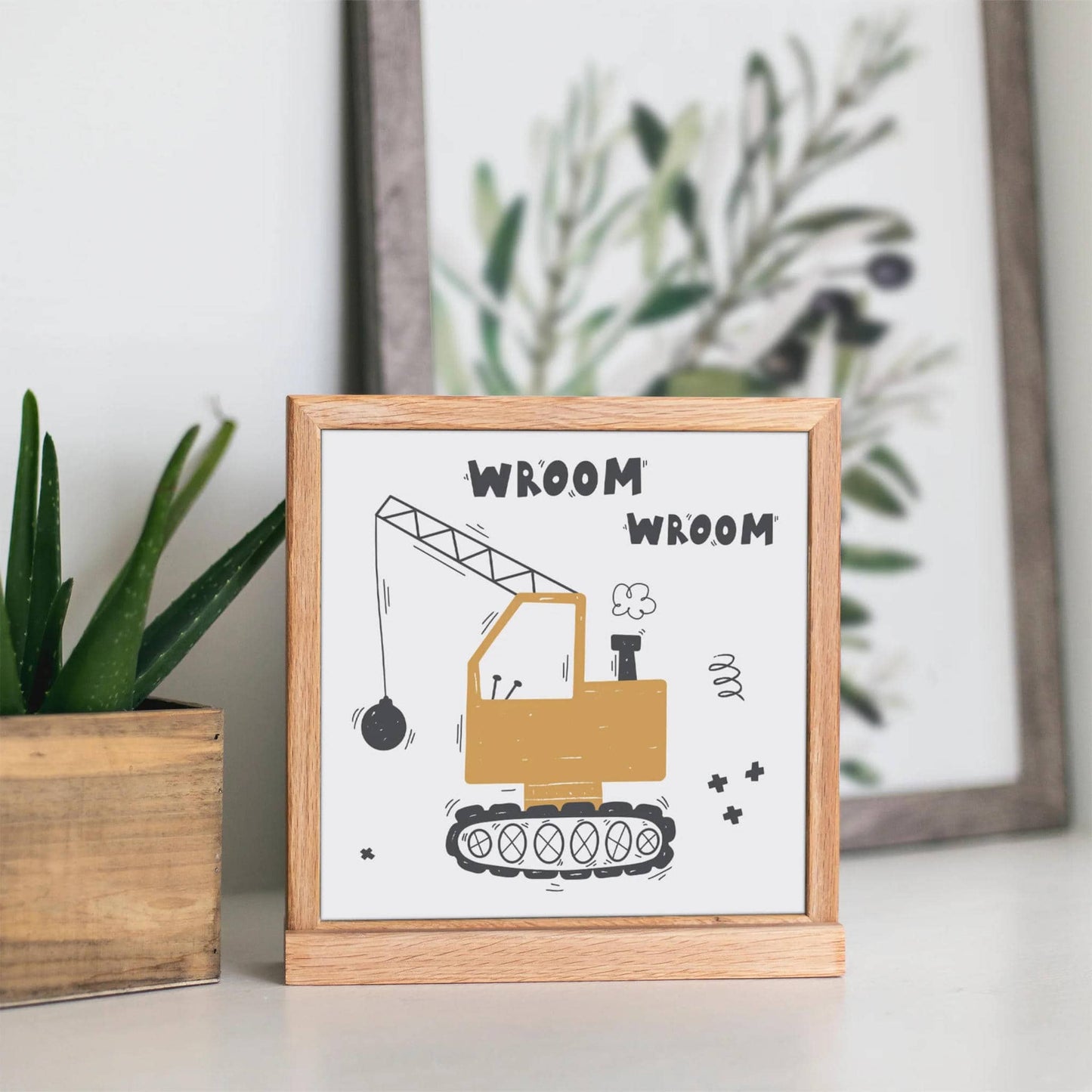 Wroom Wroom, Car Print - HypeSheriff
