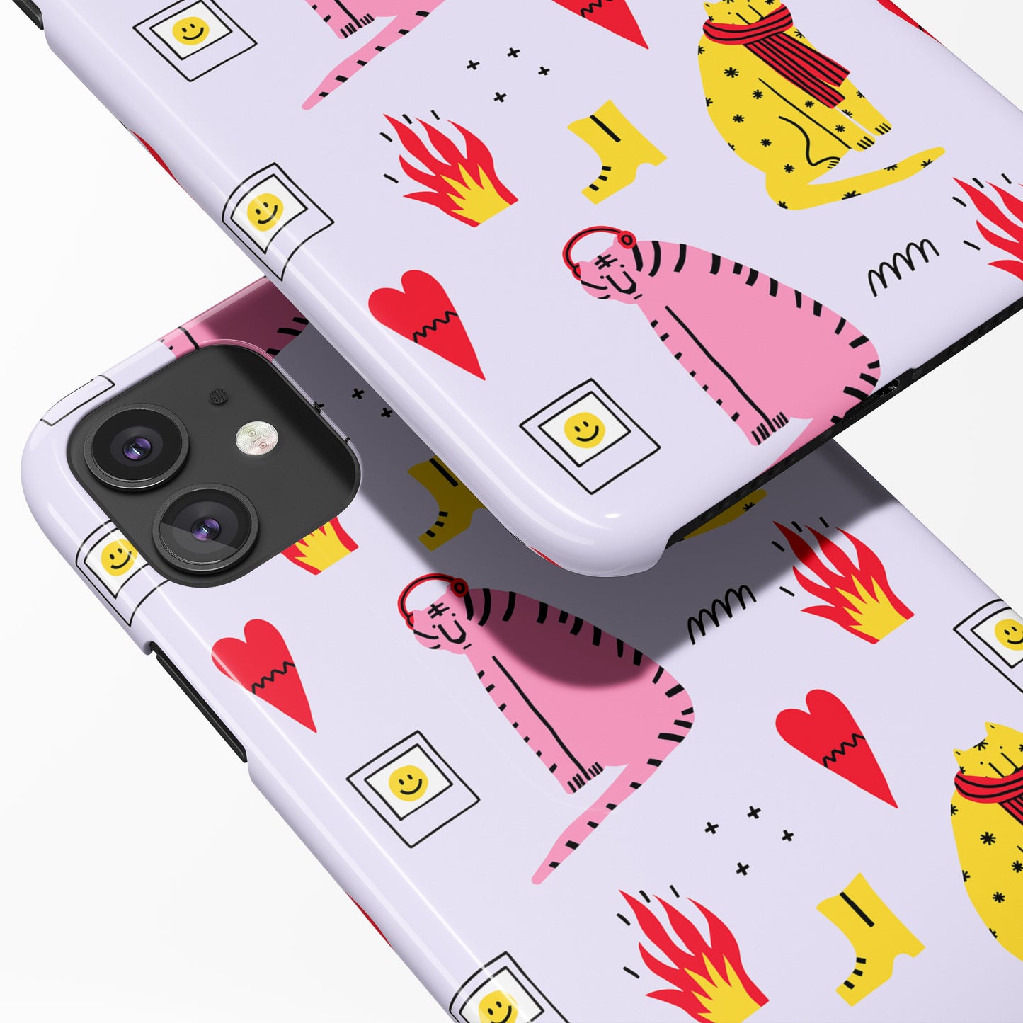 Cartoon Funny Purple iPhone Case - HypeSheriff