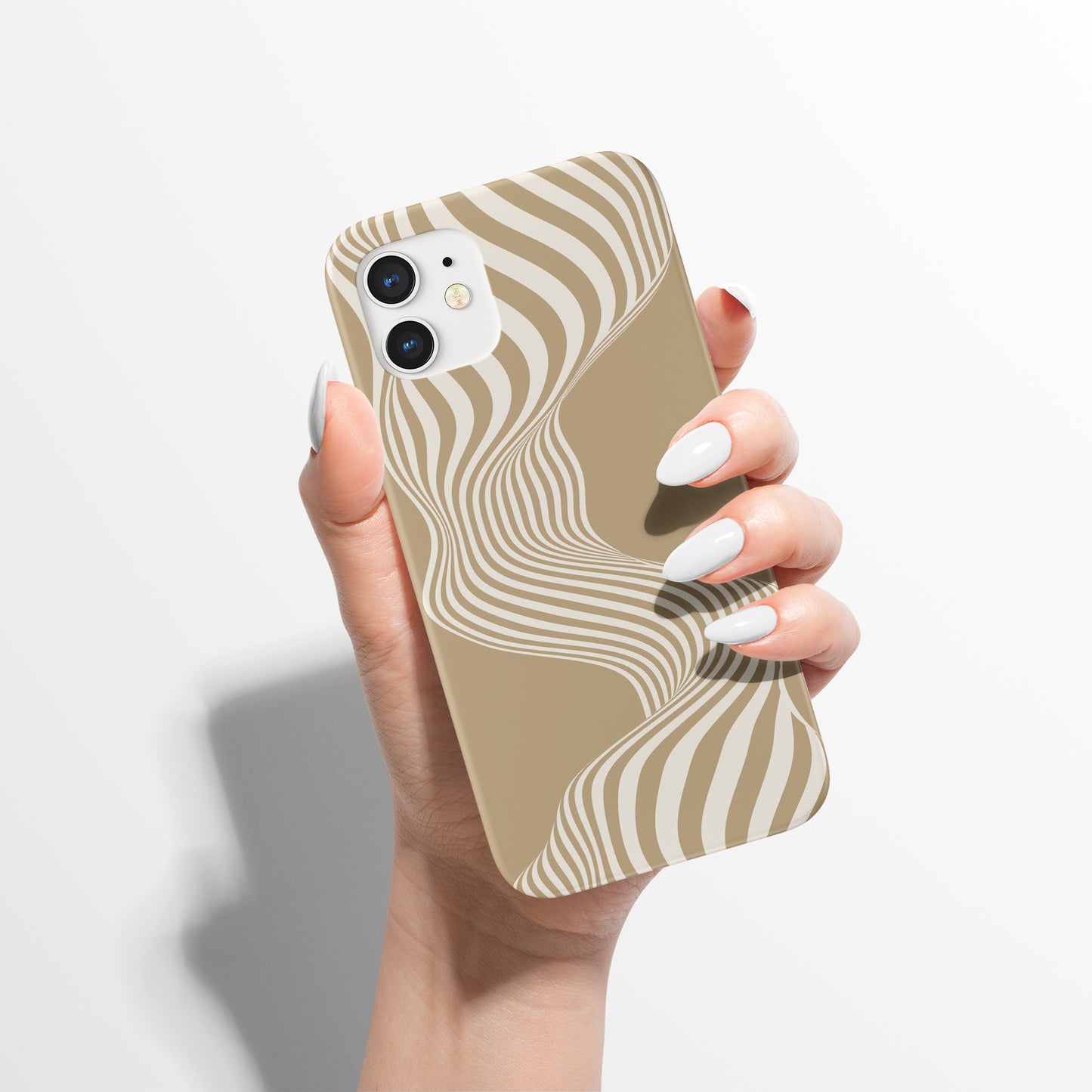 Beige Scandinavian iPhone Case - HypeSheriff
