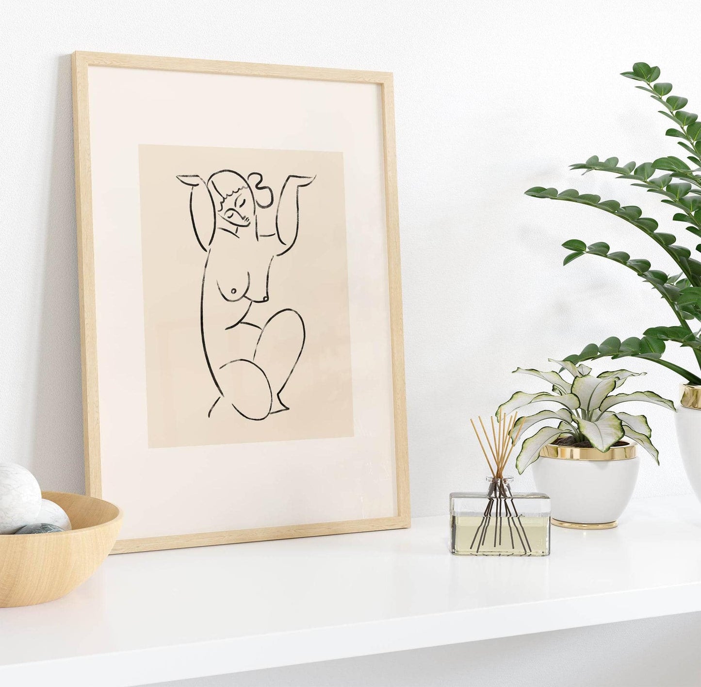 Modern Nude Poster - HypeSheriff