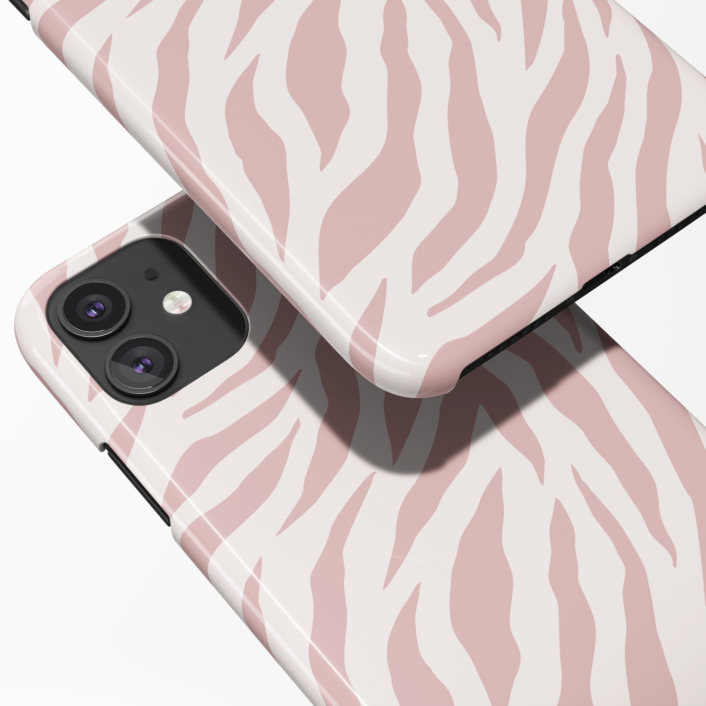 Pink Pastel Zebra iPhone Case - HypeSheriff