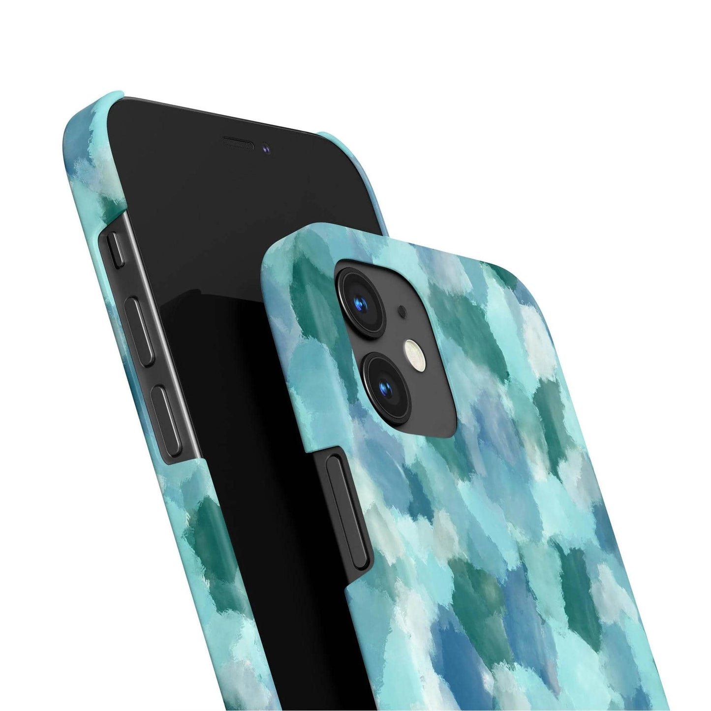 Blue Lagoon Pattern iPhone Case - HypeSheriff