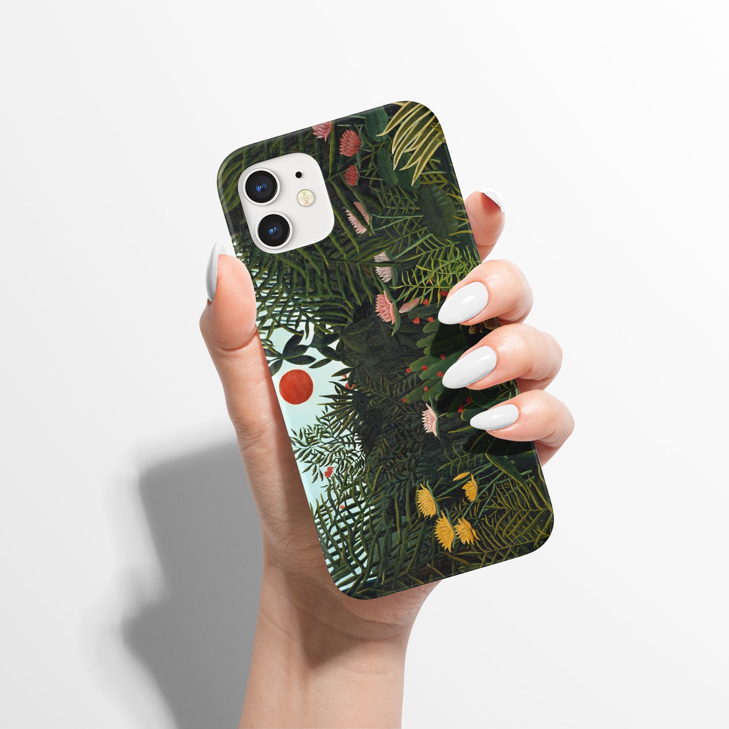 Henri Rousseau Virgin Forest iPhone Case - HypeSheriff