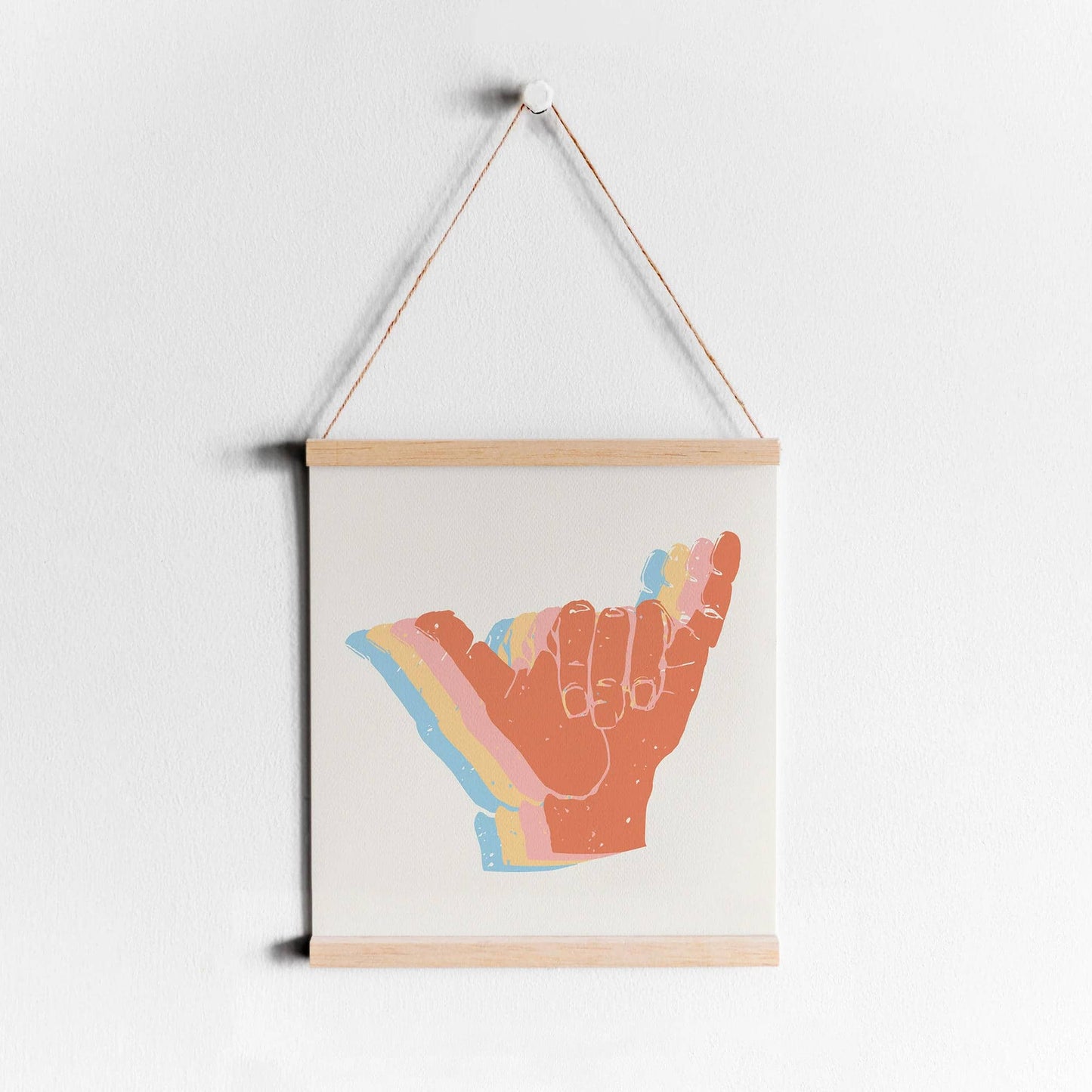 Aloha Shaka Hand Pattern Print - HypeSheriff