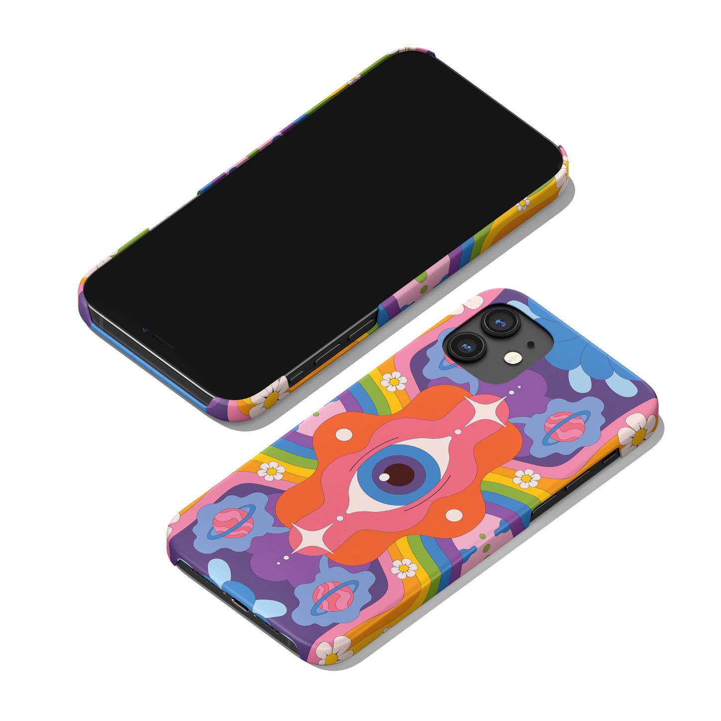 Psychodelic 70s Eye iPhone Case - HypeSheriff