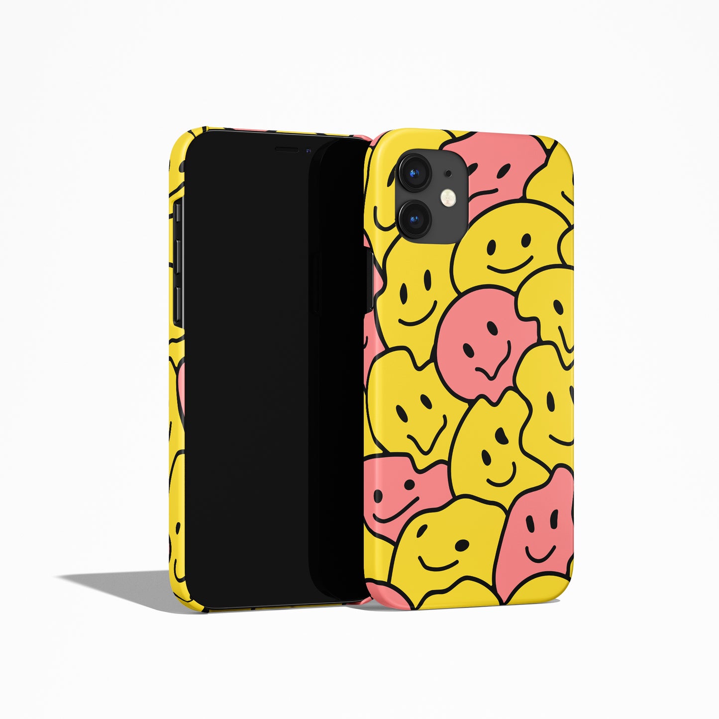 Yellow Smiley Faces iPhone Case - HypeSheriff