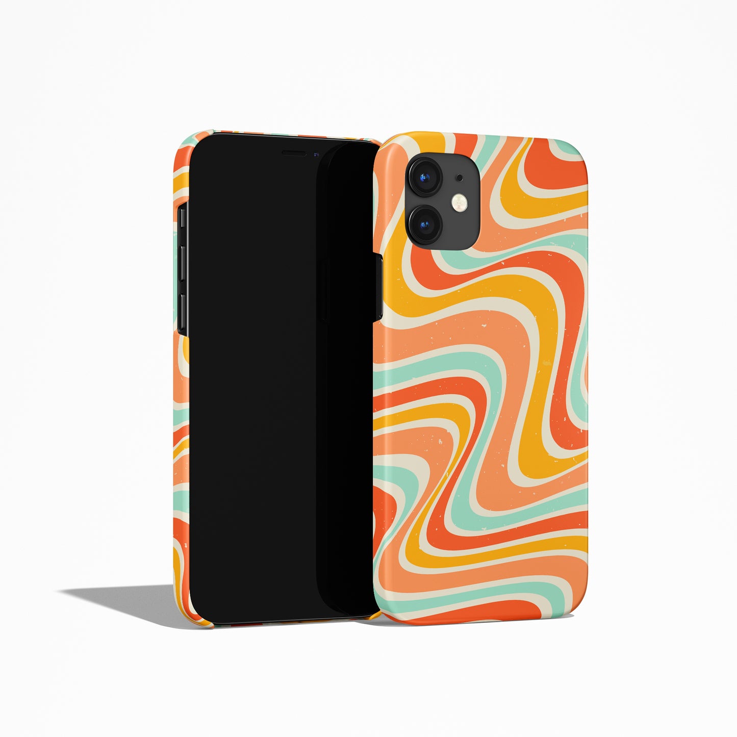 Groovy 70s Pattern iPhone Case - HypeSheriff