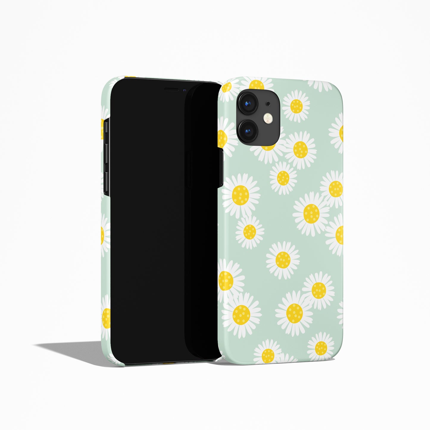 Retro Blue Daisies iPhone Case - HypeSheriff