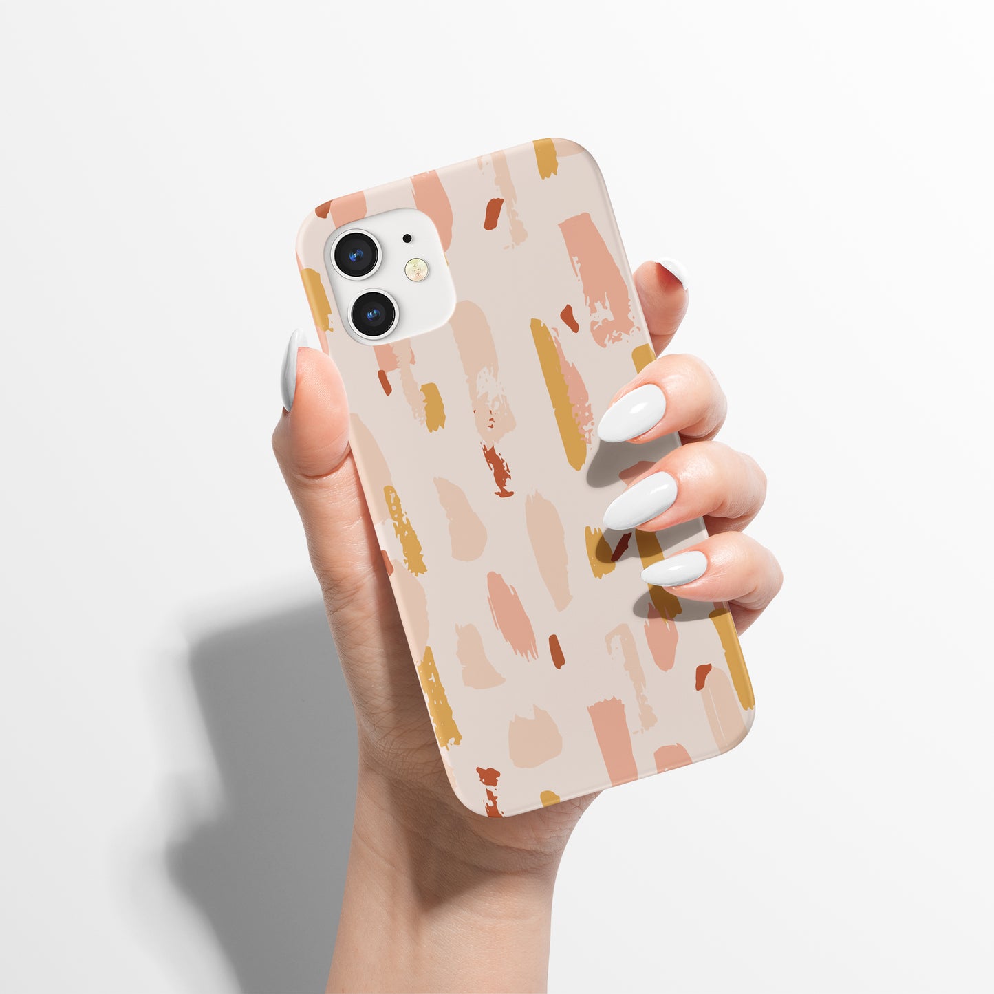 Beige Natural Abstract iPhone Case - HypeSheriff