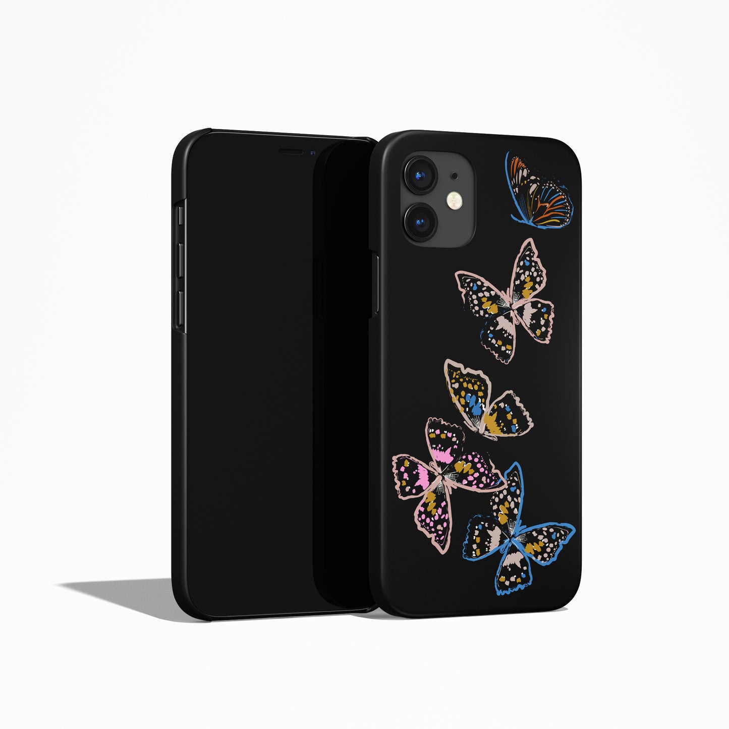 Black Butterflies iPhone Case - HypeSheriff