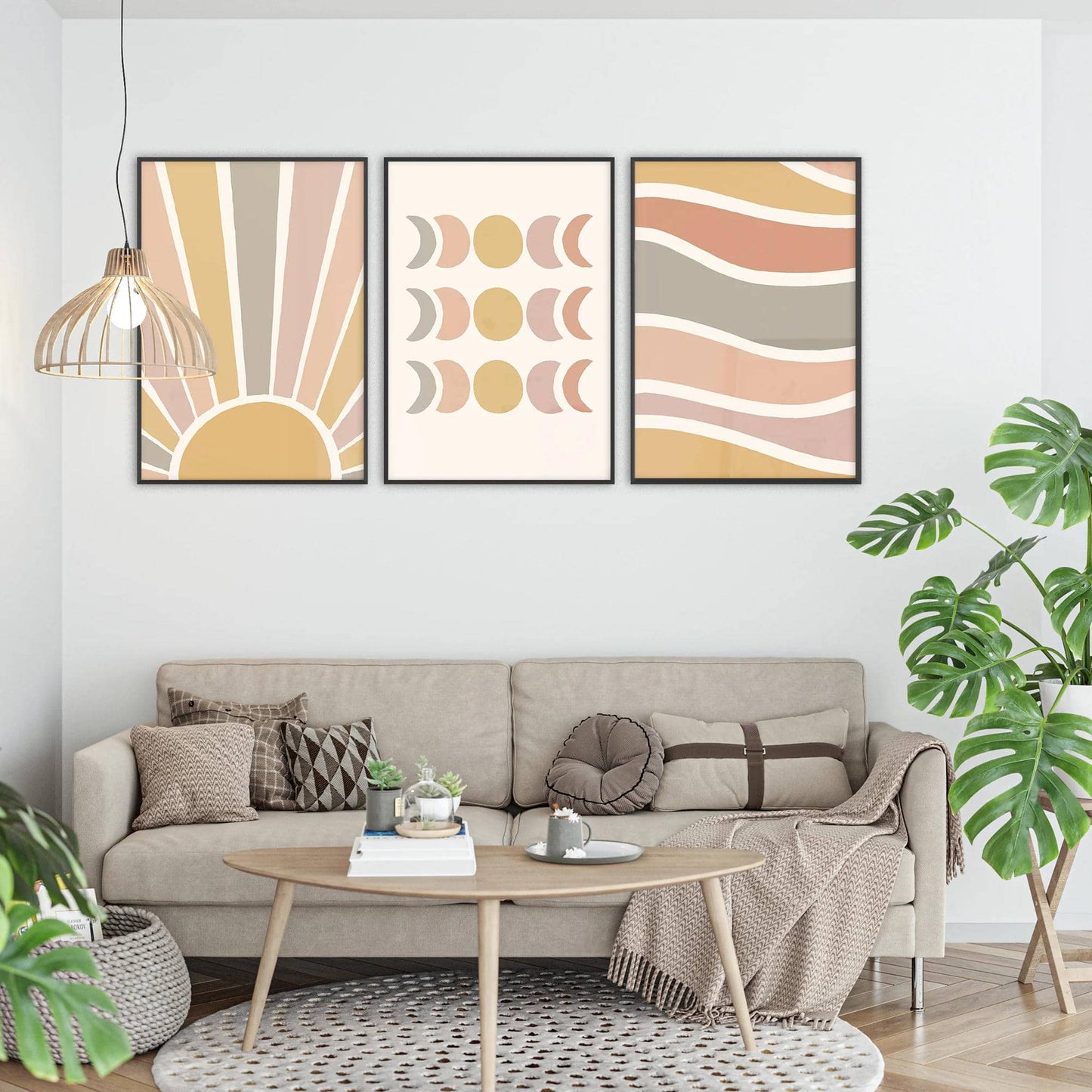 Set of 3 Minimalist Boho Posters - HypeSheriff