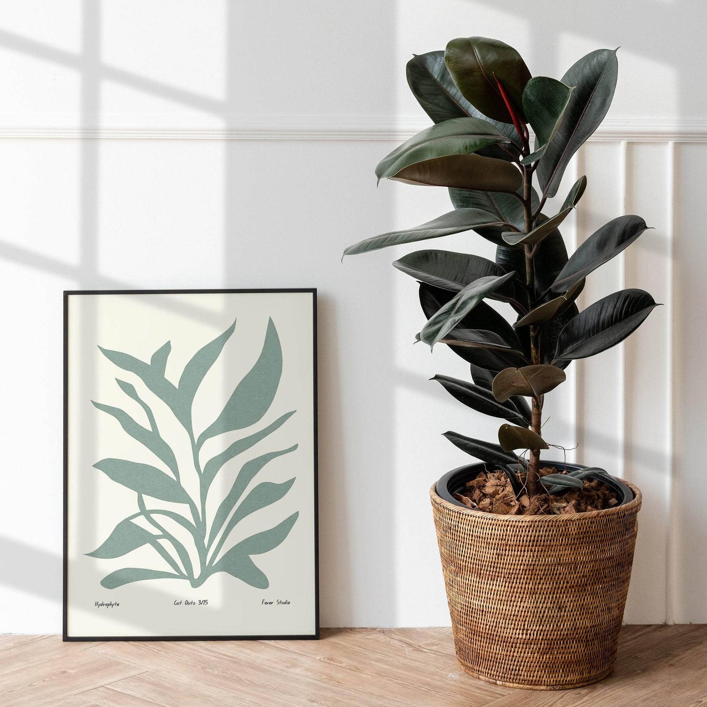 Mint Hydrophyte Flower Poster - HypeSheriff