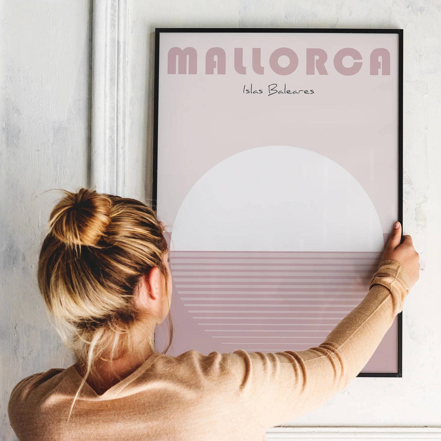 Pink Mallorca Poster - HypeSheriff
