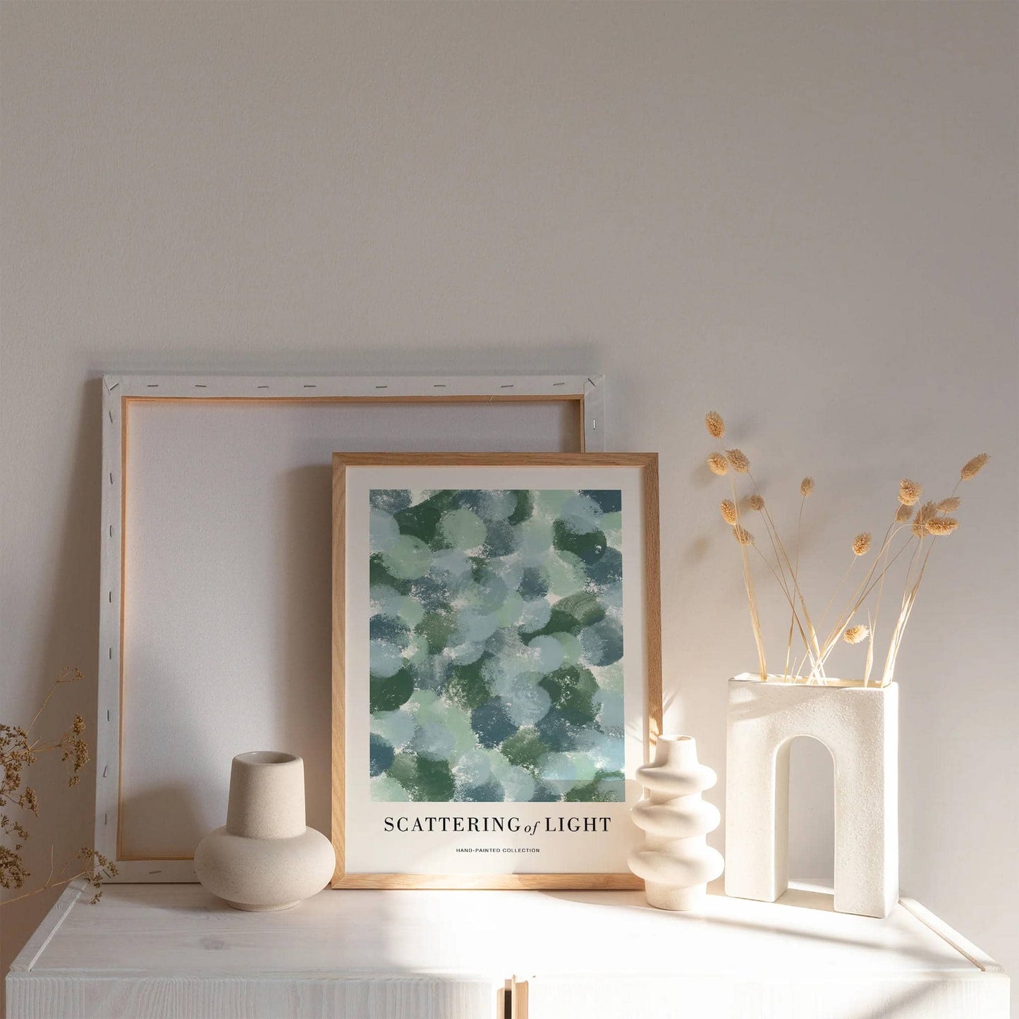 Scattering Of Light - Abstract Painting Poster - HypeSheriff