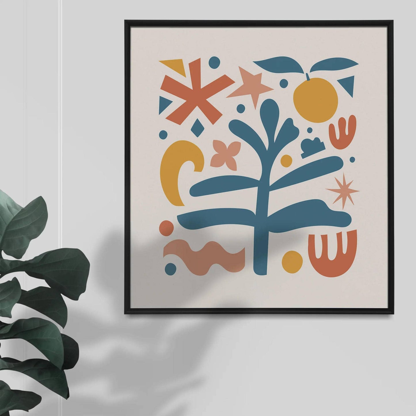 Colorful Cut Outs Print - HypeSheriff