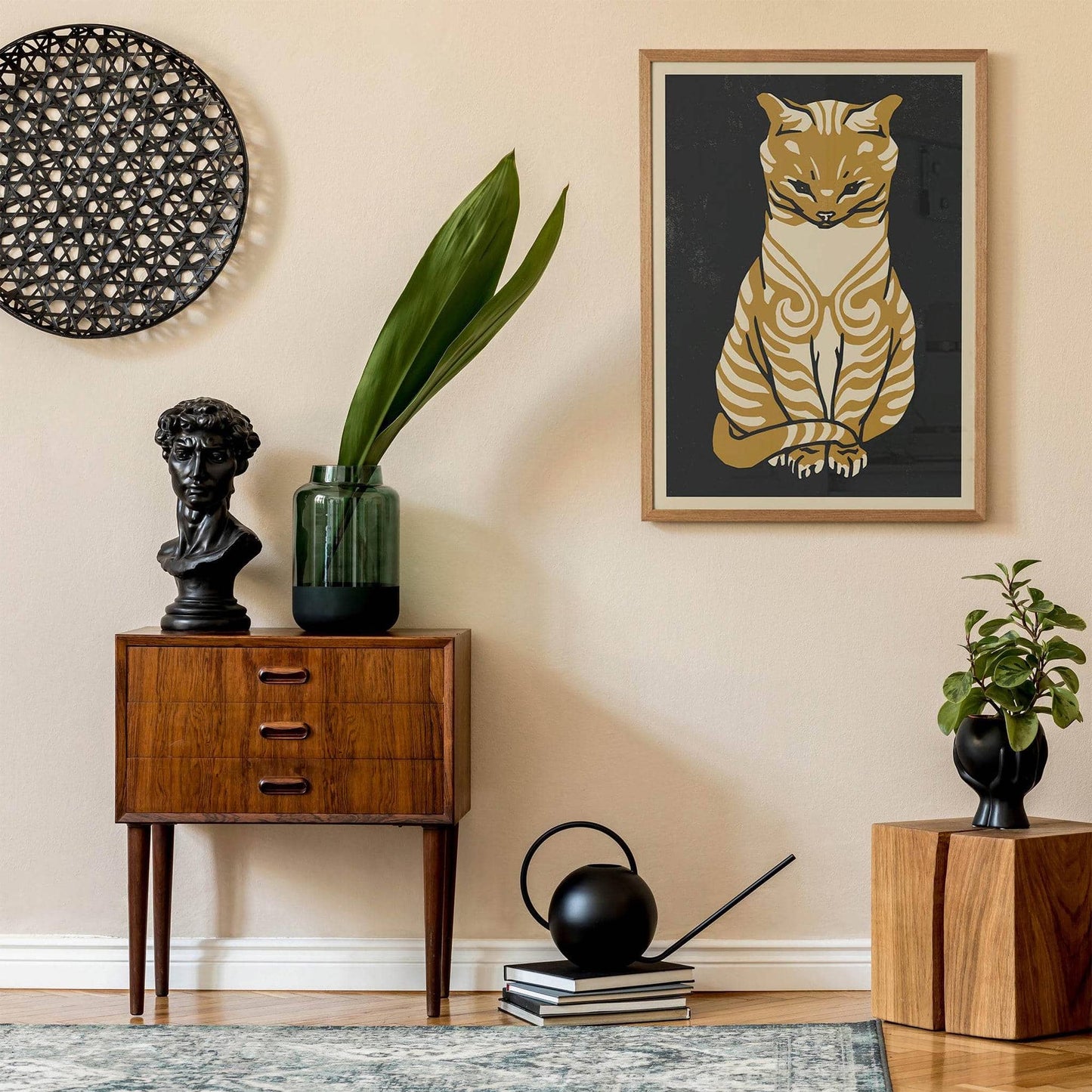 Julie de Graag, Golden Cat Poster - HypeSheriff