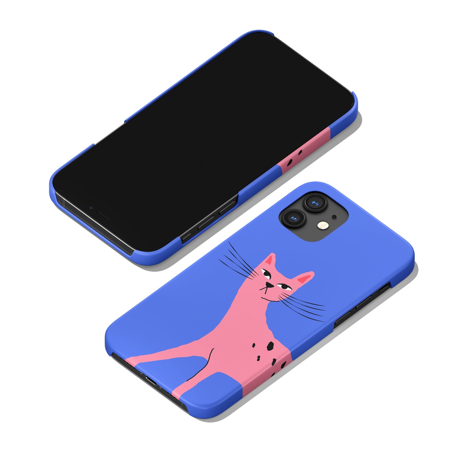 Crazy Cat iPhone Case - HypeSheriff
