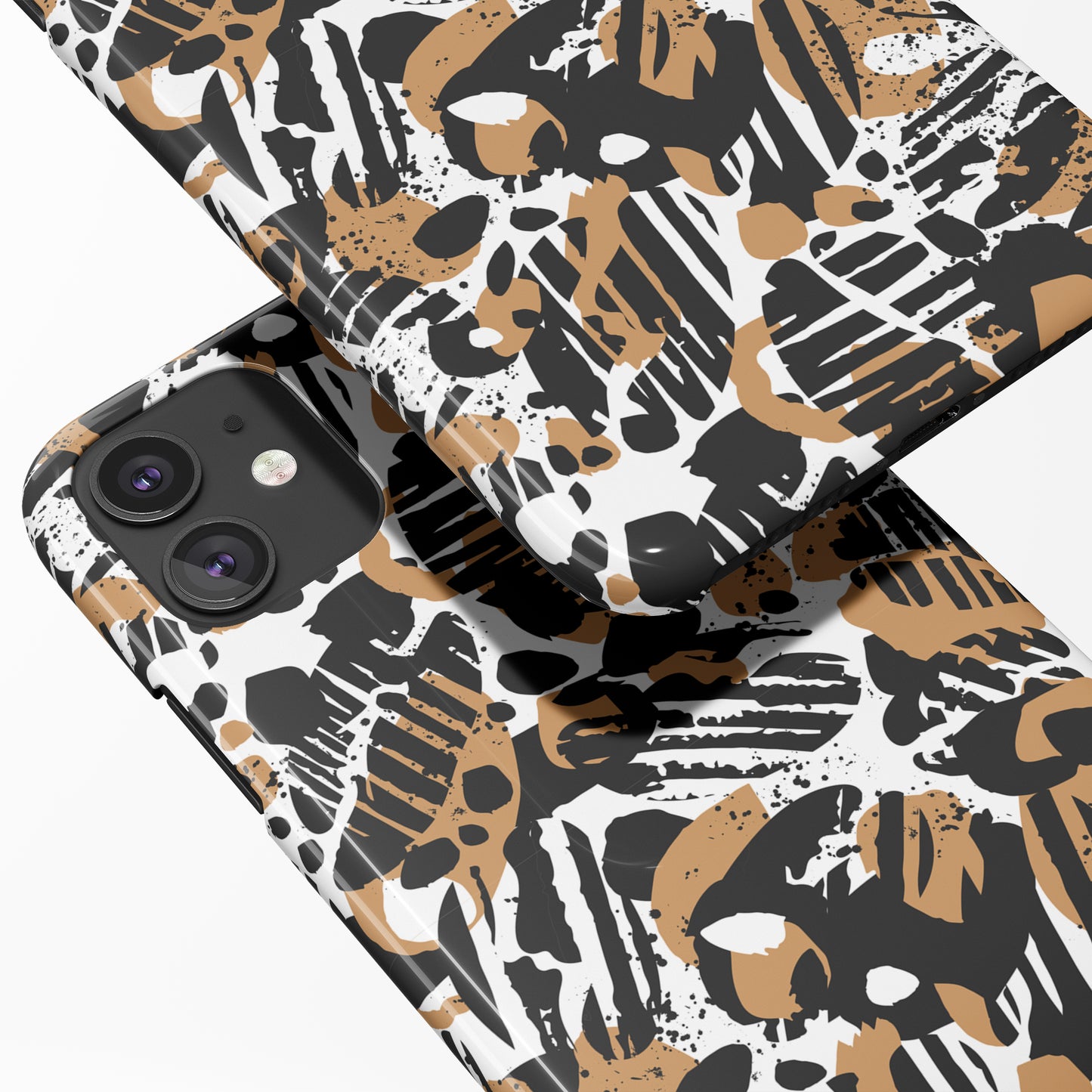 Abstract Safari Pattern iPhone Case - HypeSheriff
