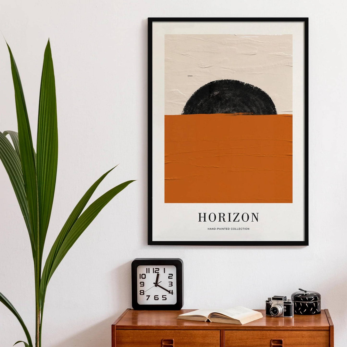 Horizon Abstract Modern Sun Poster - HypeSheriff