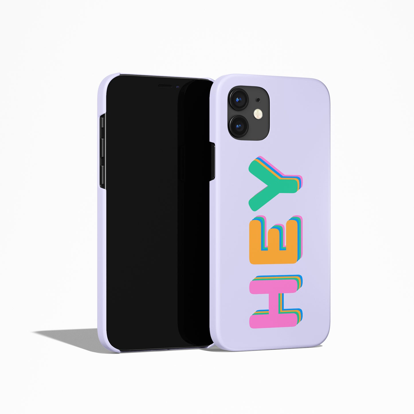 Hey Lettering Pastel iPhone Case - HypeSheriff