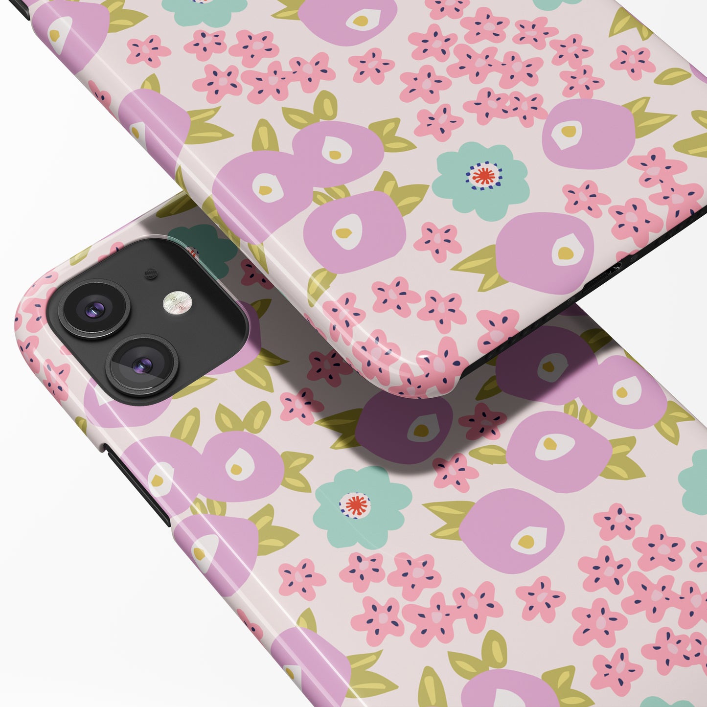 Pastel Flowers iPhone Case - HypeSheriff