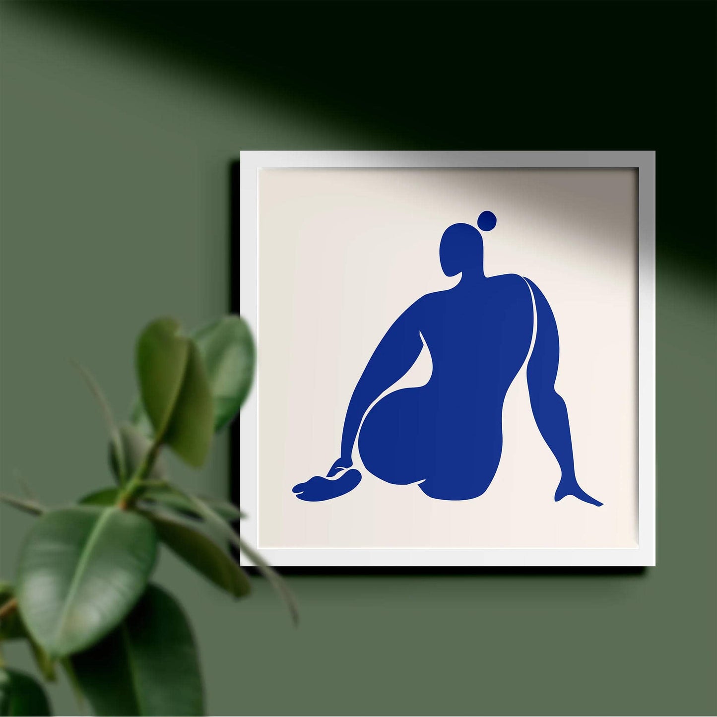 Blue Woman Print - HypeSheriff
