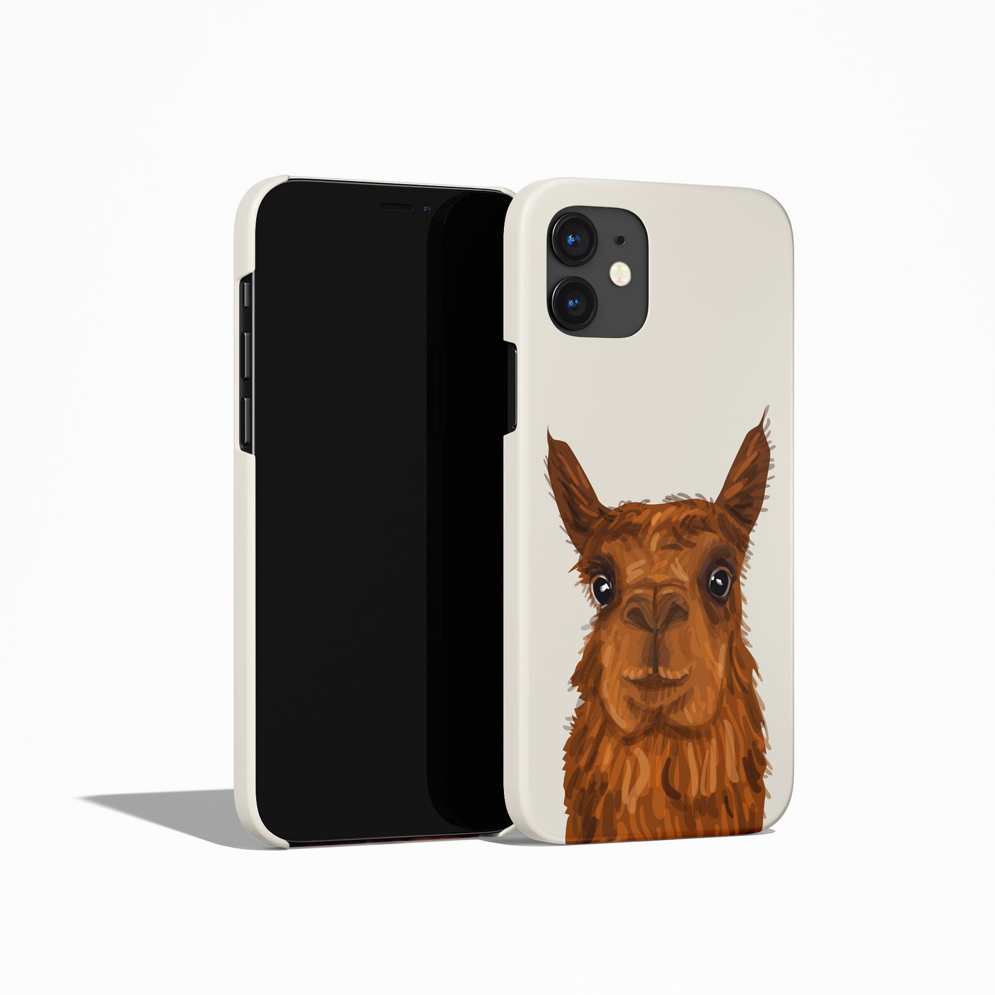 Cute Alpaca iPhone Case - HypeSheriff