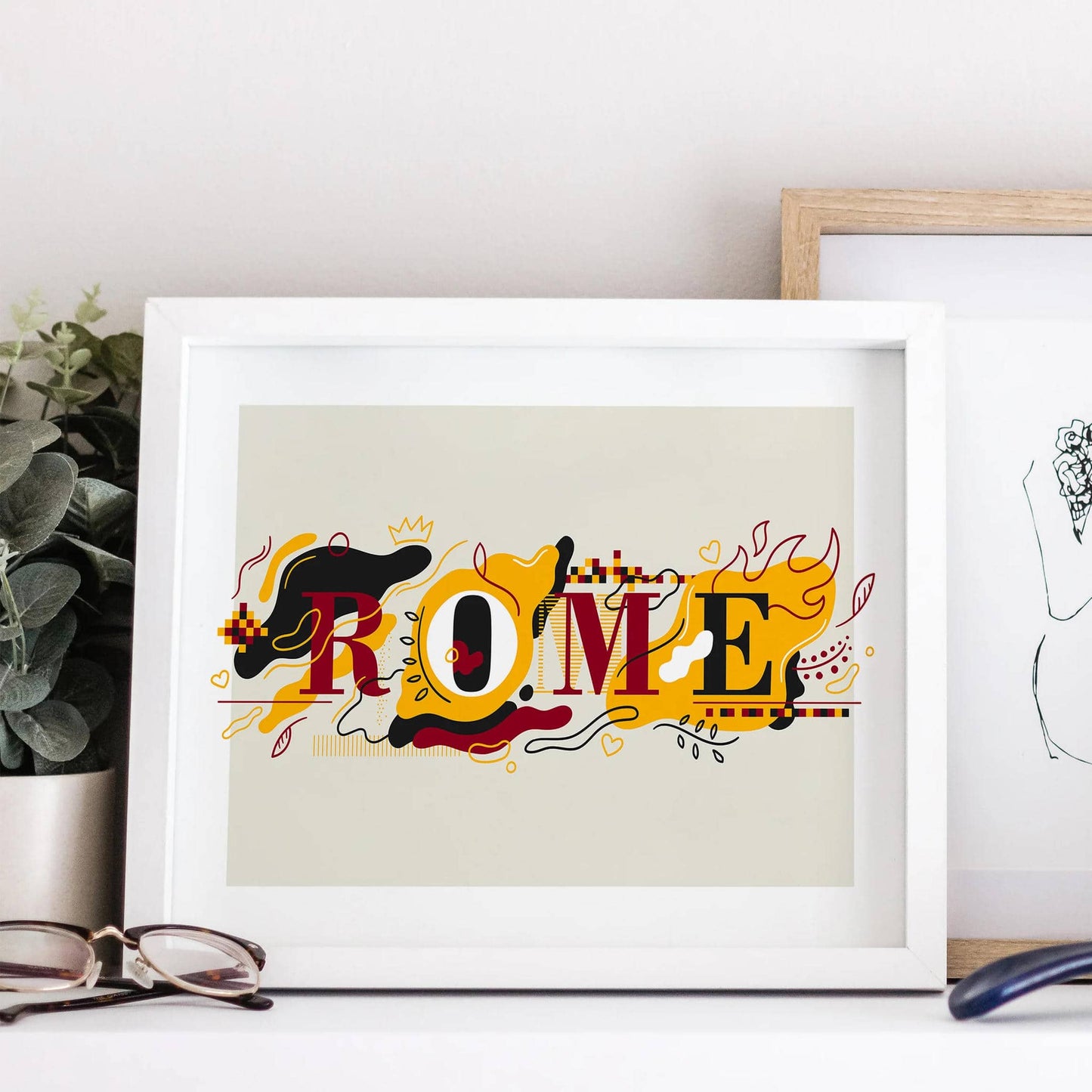 Rome Horizontal Print - HypeSheriff