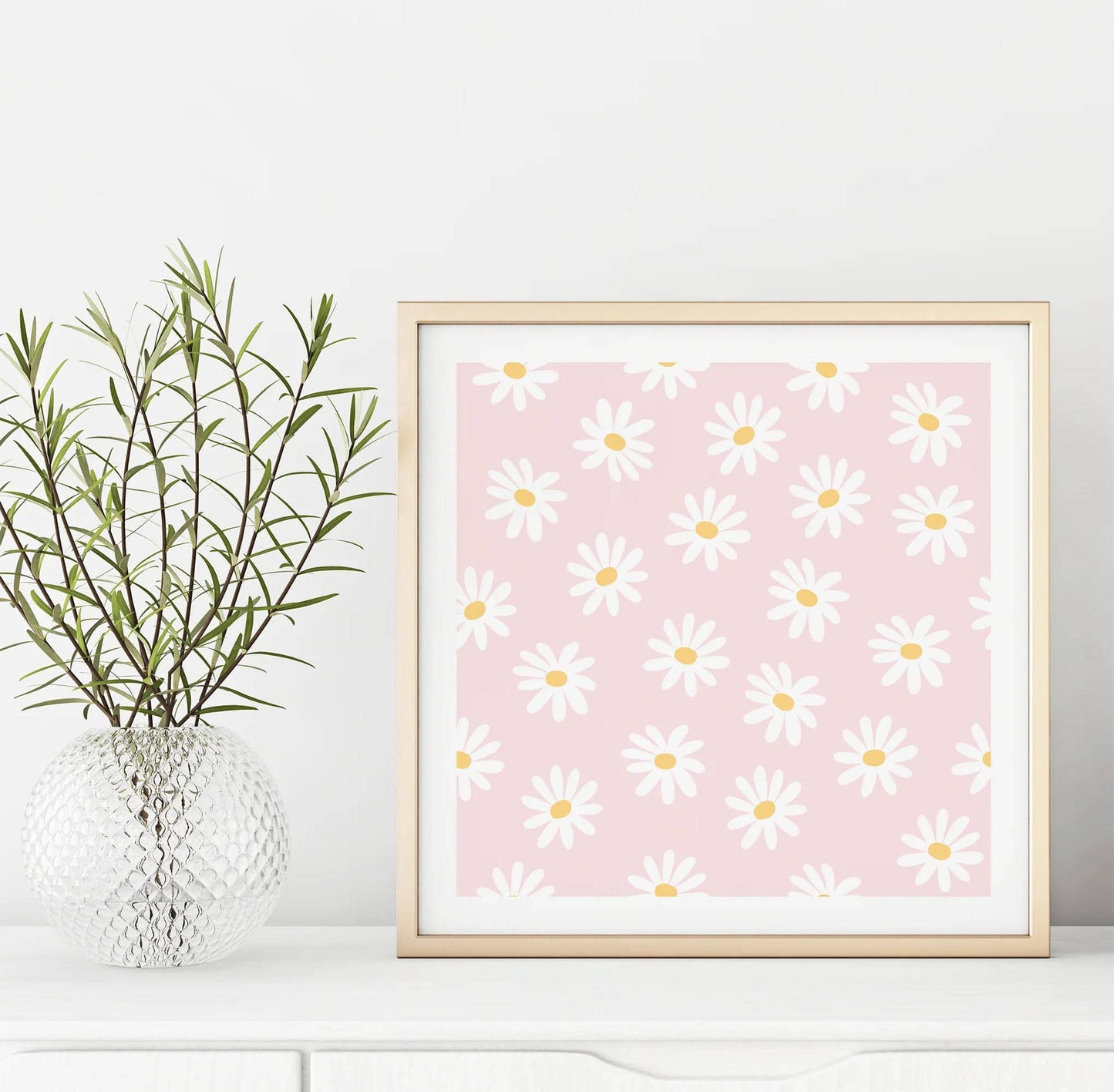 Pink Daisies Print - HypeSheriff