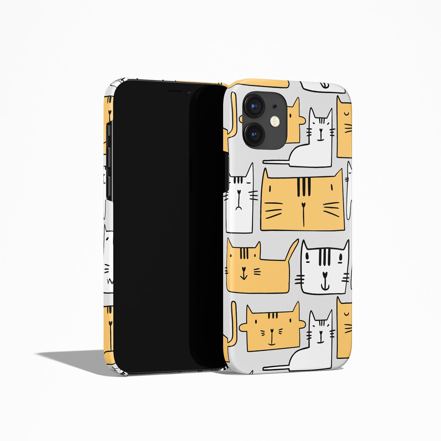 Grey Cats Kitty iPhone Case - HypeSheriff