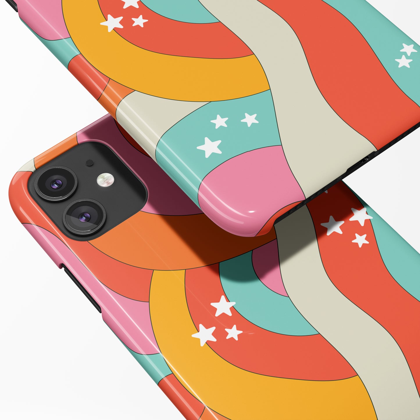 Colorful Sunshine 70s iPhone Case - HypeSheriff