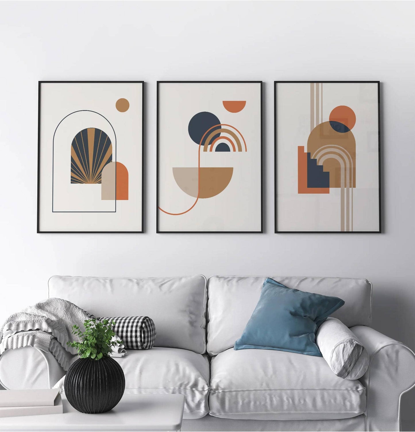 Set of 3 Modern Abstract Posters - HypeSheriff