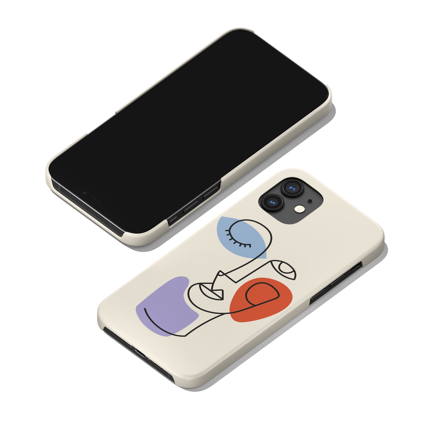 Picasso Inspired Line Art iPhone Case - HypeSheriff