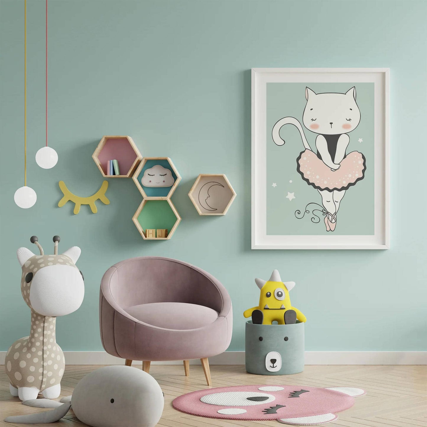 Cat Ballerina Poster - HypeSheriff