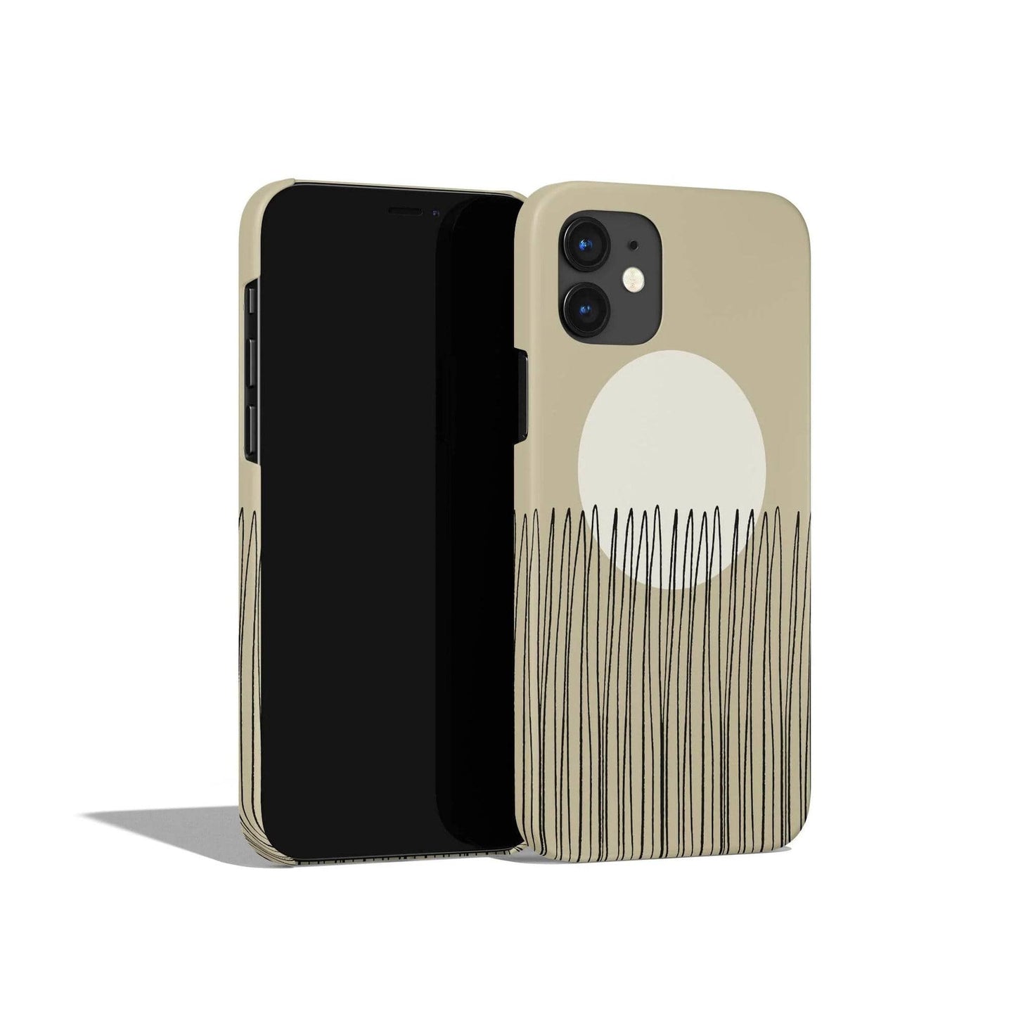 Boho Beige Sunset iPhone Case - HypeSheriff
