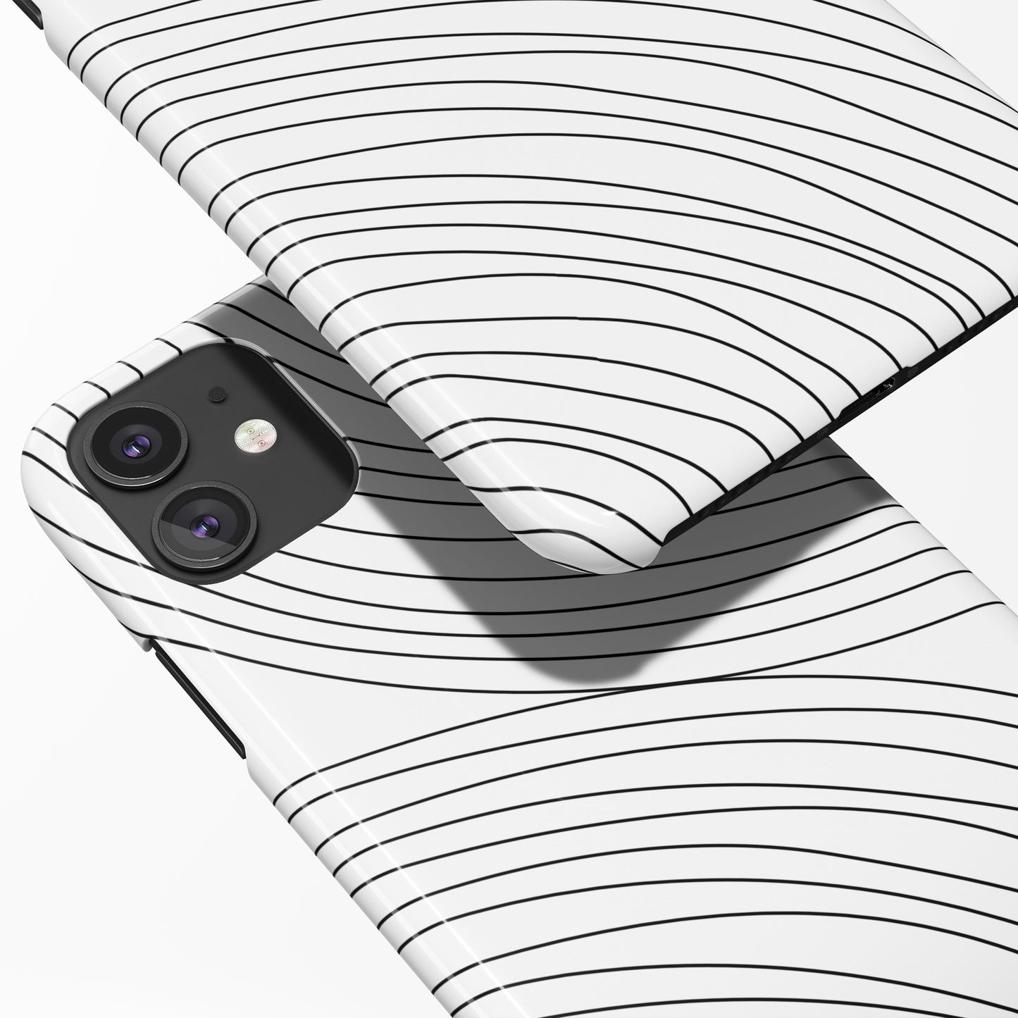 Black&White Minimalist iPhone Case - HypeSheriff