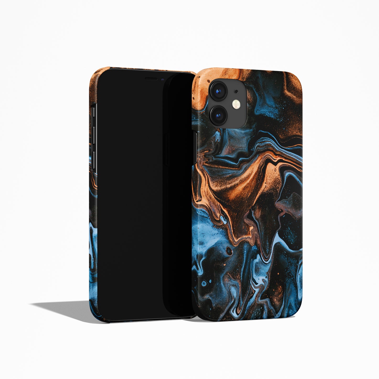Blue Modern Swirl iPhone Case - HypeSheriff